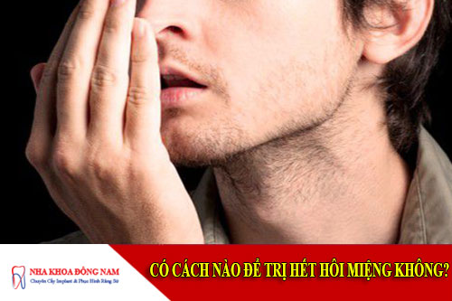 điều trị hôi miệng