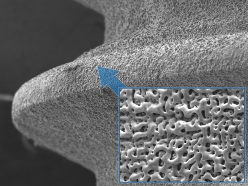bề mặt trụ implant