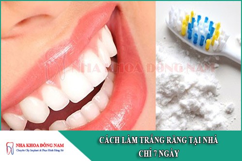cách làm trắng răng tại nhà chỉ 7 ngày