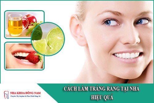 cách làm trắng răng tại nhà hiệu quả