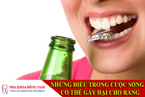 những điều trong cuộc sống có thể gây hại cho răng -1