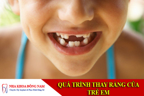 qua trinh thay rang cua tre em