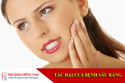 tac hai cua benh sau rang