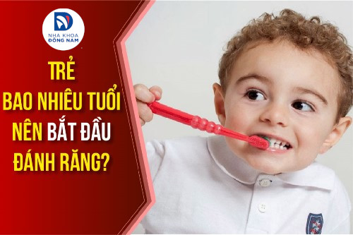 trẻ bao nhiêu tuổi nên bắt đầu đánh răng