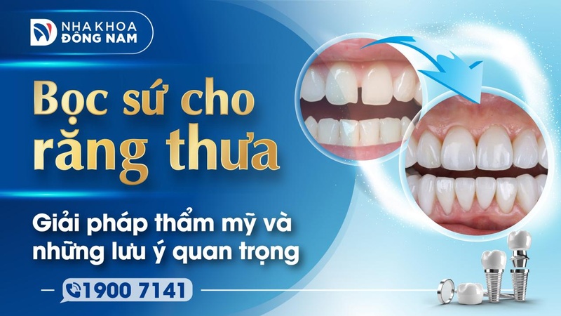 Bọc răng sứ cho răng thưa