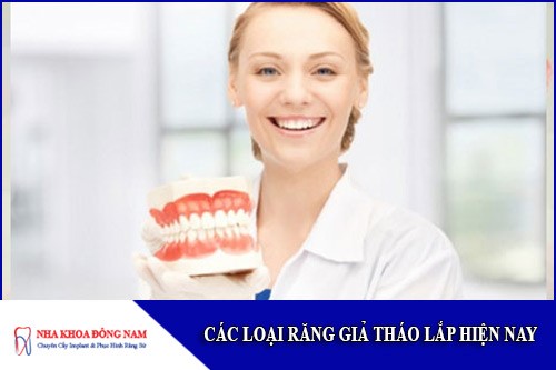 các loại răng giả tháo lắp hiện nay