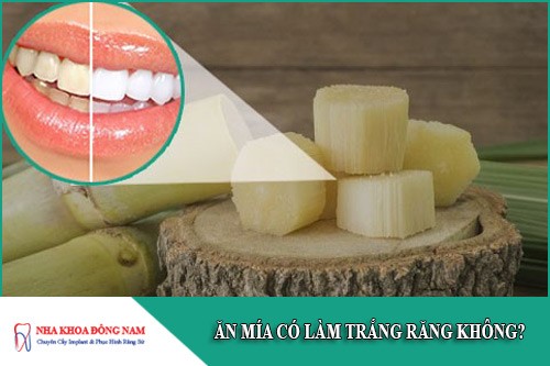 ăn mía có làm trắng răng không