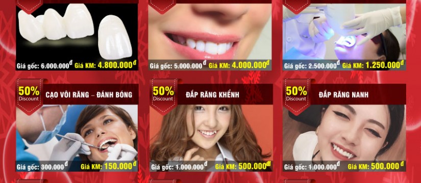 nha khoa Đông Nam khuyến mãi chương trình noel và tết tây 2017
