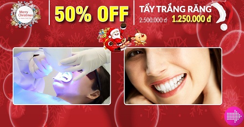 nha khoa Đông Nam khuyến mãi chương trình noel và tết tây 2017