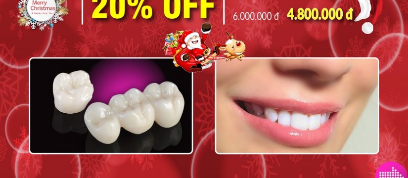 nha khoa Đông Nam khuyến mãi chương trình noel và tết tây 2017 răng sứ hi-zirconia