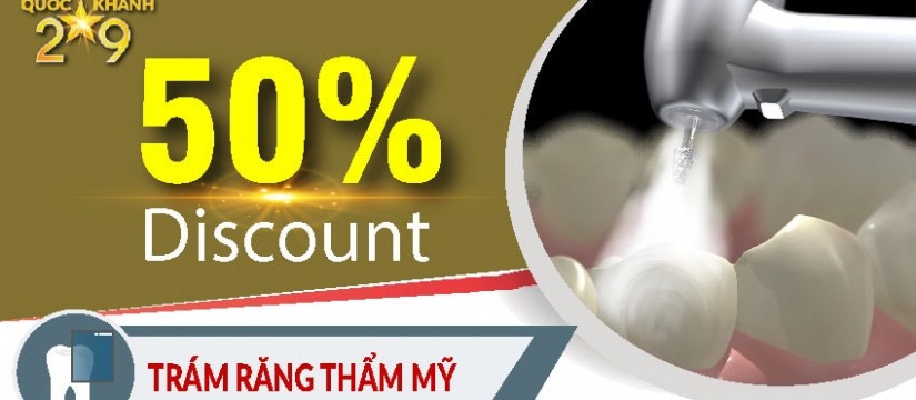 Khuyến mãi nha khoa mừng quốc khánh 2-9 - trám răng