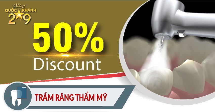 Khuyến mãi nha khoa mừng quốc khánh 2-9 - trám răng