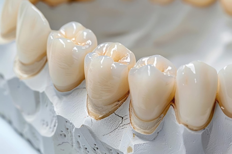 Răng sứ Cercon rất khó có thể che đi phân tử màu xám do nhiễm màu Tetracyclin nặng