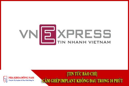 Cắm ghép implant không đau trong 1 phút