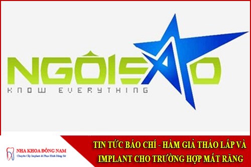 hàm giả tháo lắp và implant cho trường hợp mất răng