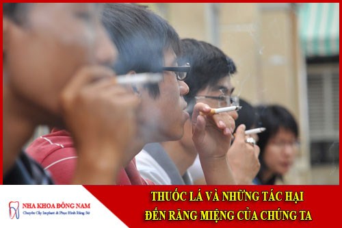 thuốc lá và những tác hại đến răng miệng của chúng ta