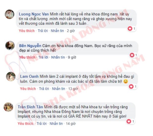 review nha khoa đông nam