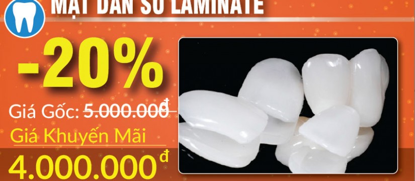 khuyến mãi phục hình răng sứ thẩm mỹ nhân dịp 30/04