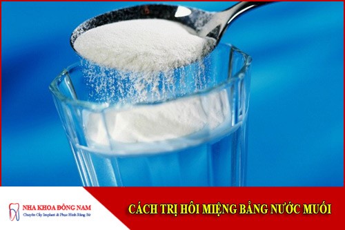 cách trị hôi miệng bằng nước muối