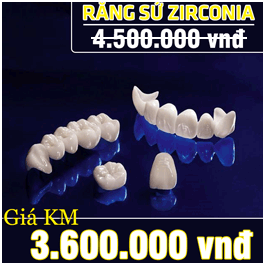 khuyến mãi răng toàn sứ zirconia