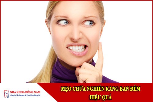mẹo chữa nghiến răng ban đêm