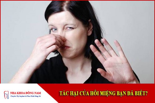 tác hại của hôi miệng bạn đã biết
