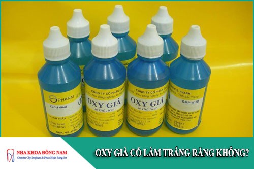 oxy già có làm trắng răng không