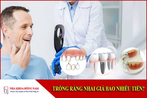 trồng răng nhai giá bao nhiêu tiền
