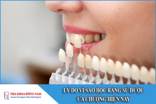 Lý do vì sao BỌC RĂNG SỨ được ưa chuộng hiện nay