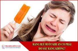 Răng bị ê buốt khi ăn có phải do sâu răng không