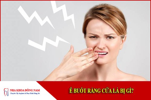 ê buốt răng cửa là bị gì