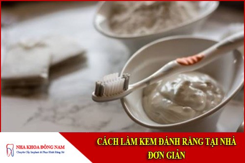 Cách làm kem đánh răng tại nhà đơn giản