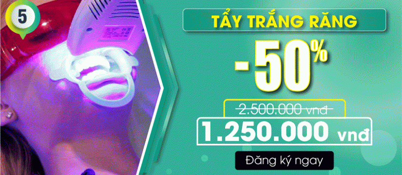 Khuyến mãi tẩy trắng răng nhân dịp quốc khánh 2/9/2019