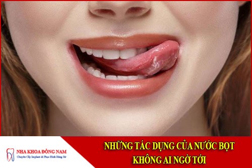 Những tác dụng của Nước Bọt không ai ngờ tới