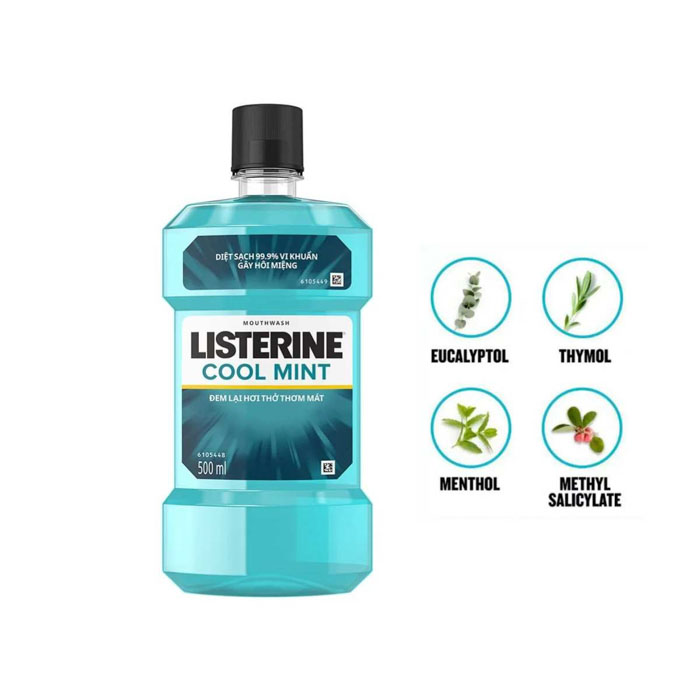 Nước súc miệng Listerine loại bỏ hiệu quả vi khuẩn hôi miệng