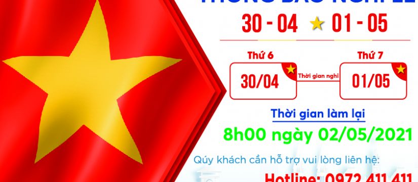 Nha Khoa Đông Nam Thông báo nghỉ lễ