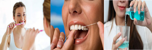 Vệ sinh răng sạch sẽ để loại bỏ mảng bám, vi khuẩn