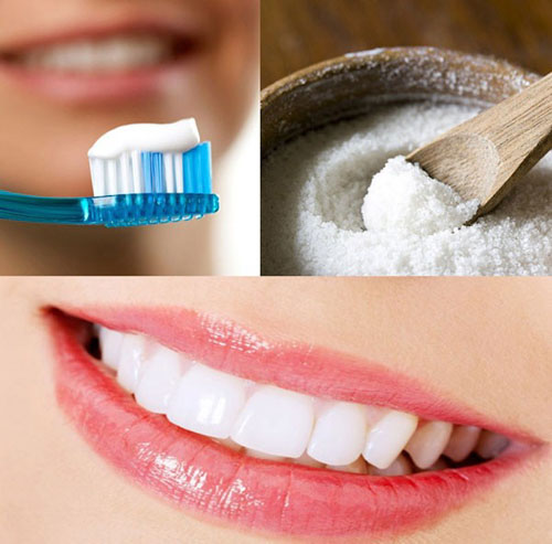 Muối có nhiều công dụng trong làm sạch, làm trắng răng