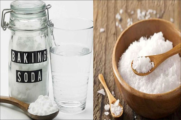 Baking soda có thể kết hợp với muối để làm trắng răng