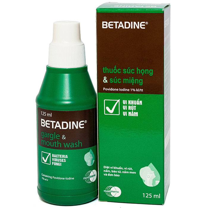 Nước súc miệng Betadine