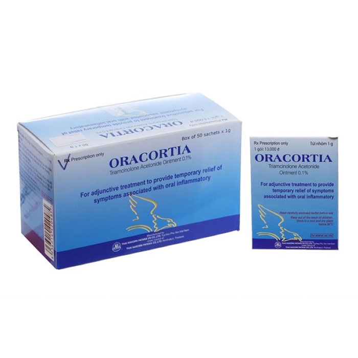 Thuốc bôi nhiệt miệng Oracortia giảm tình trạng đau rát do nhiệt miệng