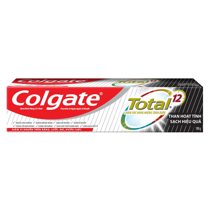 Kem đánh răng Colgate Total than hoạt tính