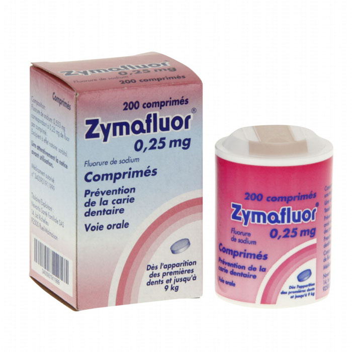 Vitamin chống sâu răng Zymafluor 0,25mg