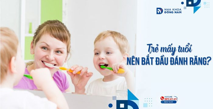 Trẻ mấy tuổi nên bắt đầu đánh răng?