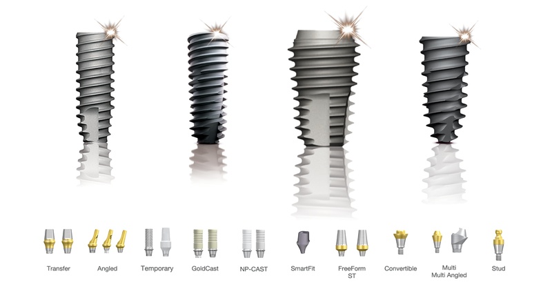Cấu tạo trụ Implant có thiết kế thông minh