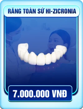 Răng toàn sứ hi zicronia
