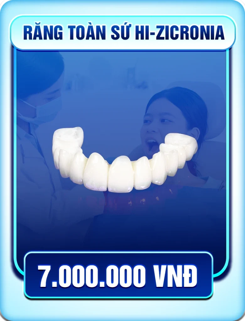 Răng toàn sứ hi zicronia