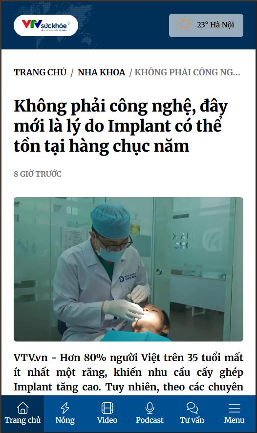 vtv chương trình thông điệp từ bác sĩ